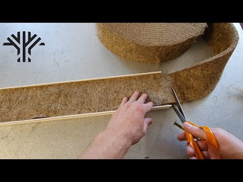 Hempfiber mat for microgreens - (Roll)